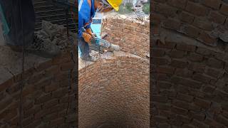 Manual demolition of chimneys#shorts