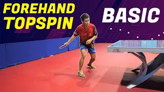 Basic Forehand Topspin | Table Tennis Tutorial | Table Tennis Review [4k]
