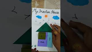 tlm, fraction tlm, fraction activity,easy activity for school#shorts