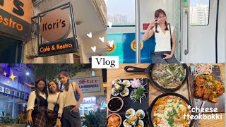 A weekend in my life | Korean food 🍱 |Diwali holiday sleepover at friends place ✨