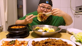 「혼밥 가이드」비빔밥, 된장찌개┃이걸 먹기만을 기다리셨쥬? Mukbang Eatingshow [Bibimbap,Soybean Paste Stew,Duck Bulgogi]