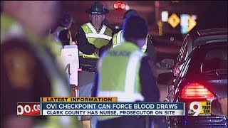 OVI checkpoint can force blood draws