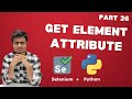 Selenium WebDriver with Python tutorial 26  Get Element Attribute value in Selenium WebDriver