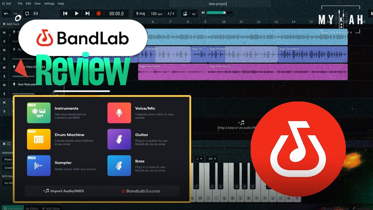 BandLab Tutorial: The Basics Of Music Production Walkthrough - YouTube