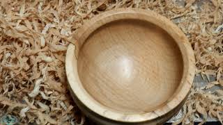 Woodturning reverse hollowing