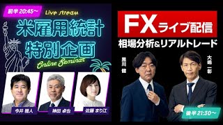 雇用統計ライブ【FX】ドル/円はどうなる？米雇用統計ライブセミナー＆リアルトレード　2023年2月3日放送