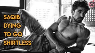 Saqib Saleem Dying To Go Shirtless || Bollywood Cafe || Rangeeli Ruchi || Fever 104 FM