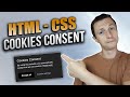 [ HTML | CSS ]  Cookies Consent
