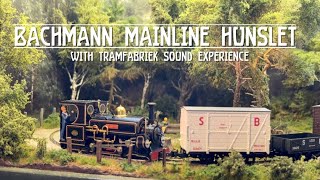 009 Bachmann Mainline Hunslet with sound. Free sound for Blanche, Charles, Linda.