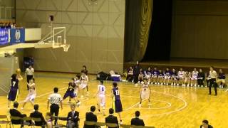 2014 近畿総合バスケットボール決勝 大阪人間科学vs大阪体育大