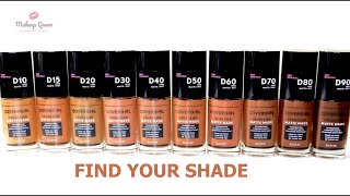 Shades of CoverGirl TruBlend Matte Made Liquid Foundation for Deep Skin 2022