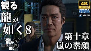 【龍が如く8】観る龍が如く8 第十章 ‐嵐の素顔‐ 4K最高画質 | PC PS4 PS5 steam