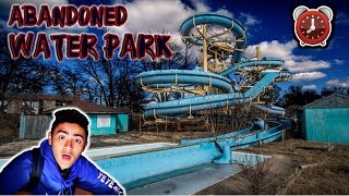 24 HOUR OVERNIGHT CHALLENGE IN ABANDONED WATER PARK!