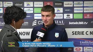 Pescara - Pineto 1-0, Lombardi: “Dò il massimo per questa maglia”