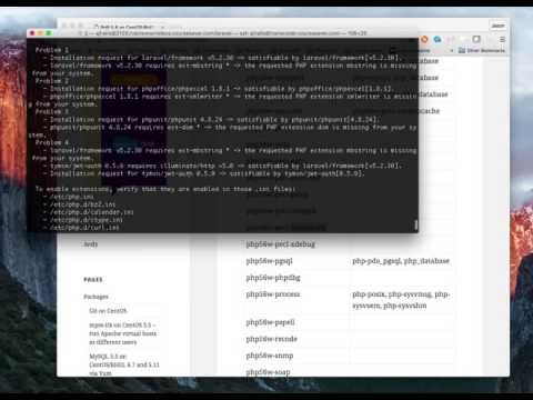 How to Upgrade PHP on CentOS Version 6 for use with Laravel 5.2 How to Upgrade PHP on CentOS Version 6 for use with Laravel 5.2