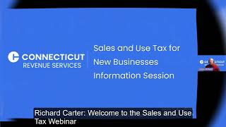 Sales and Use Tax for New Businesses Webinar - Oct. 16, 2024