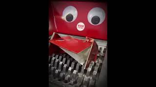 Why a shredder can’t even shred a complete box?