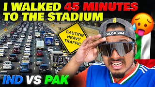 I WALKED FOR 45 MIN TO WITNESS KING KHOLI's EPIC CENTURY | INDIA VS PAK DUBAI | #justneelthings