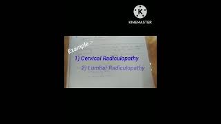 RADICULOPATHY in short | Definition | Causes | Results