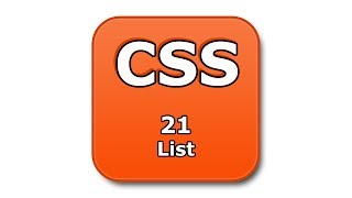 CSS Tutorial - 21 - List Properties
