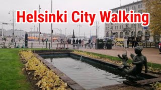 Taking Public Bus \u0026 Helsinki City Walk | นั่งรถเมล์​เข้าเมือง และ เดินชมวิวในเมือง​หลวง​เฮลซิงกิ​