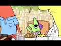 Smiling Friends: Glep eats some fries