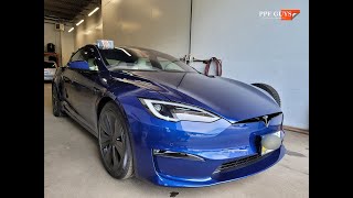 Tesla Model S Full Body PPF \u0026 Ceramic Coating. Paint Protection Film Specialists