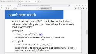 Input error checking in C++ (cin and scanf)