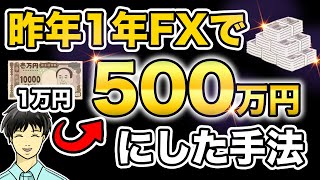 【※削除覚悟】FXで手堅く1万円を500万円にする!!安定しすぎて逆に怖い手法を限定公開します