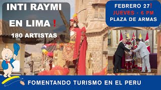 🔴EL LANZAMIENTO DEL INTI RAYMI 2025 EN LIMA: 👏 FIESTA ANCESTRAL DE CUSCO 👏💙 RAFAEL LÓPEZ ALIAGA