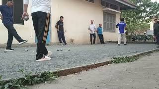 គូប្រកួតមិត្តភាព  2 vs 2 Friendly match Boule  12/01/2025  How to play Boule  Pétanque shoot