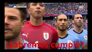Anthem of Uruguay vs France FIFA World Cup 2018 (Uruguayan subtitles)