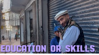 Education Or skills ||Interview in Pashto language With Local Village Friends || Saleh khana Kotli k