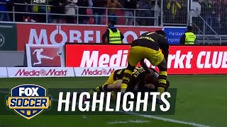 Christian Pulisic scores late equalizer against Ingolstadt | 2016-17 Bundesliga Highlights