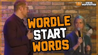 Best Wordle Start Words - Steve Hofstetter