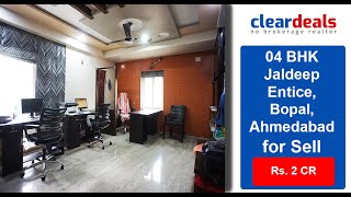 04 BHK Individual Bunglow for Sale in Jaldeep Entice, Bopal, Ahmedabad at No Brokerage – Cleardeals