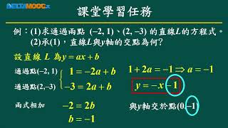 國中數學素養課程_代數(一)_5. 直線方程式_鄧聖懷