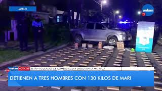 Incautan 130 kilos de marihuana en una camioneta: tres detenidos