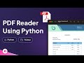 How to Create PDF Viewer App Using Python | Python Tkinter | How To Read PDF Files in Python