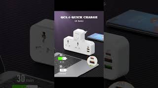 LDNIO SC2311 2 Way Plug Adaptor with Touch Control Nightlight #charger #chargeradapter #dualusb #usb