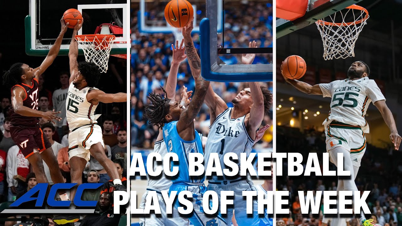 2022-23 ACC Basketball Top 5 Plays Of The Week: Week 13 - YouTube