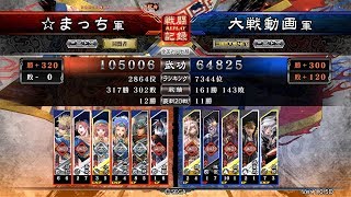 三国志大戦4　流星デッキvs呂布バラデッキ