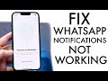 How To FIX WhatsApp Notifications Not Working!