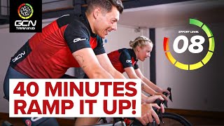 Ramp It Up: Punchy Intervals | 40 Minute HIIT Indoor Cycling Workout