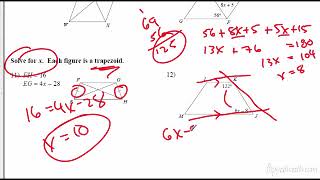 Geometry - Unit 5 Review