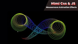 Awesome Mousemove Animation Effect || Using Html Css Simple JS Tutorial