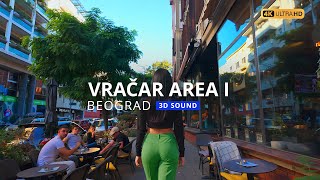 Serbia | Belgrade | Vračar Area I | Walking Tour | 4K | 3D Sound #travel #3dsound