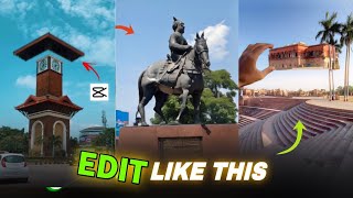 How I Edited This Trending 3D Reel in Mobile|Capcut Pro Editing|Moving buildings editng in mobile