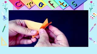 Comment fabriquer FOX en  papier, tutoriel pas à pas en origami pour les enfants.