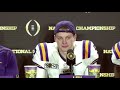 Joe Burrow on LSU's National Championship Win vs. Clemson | 2020 National Championship